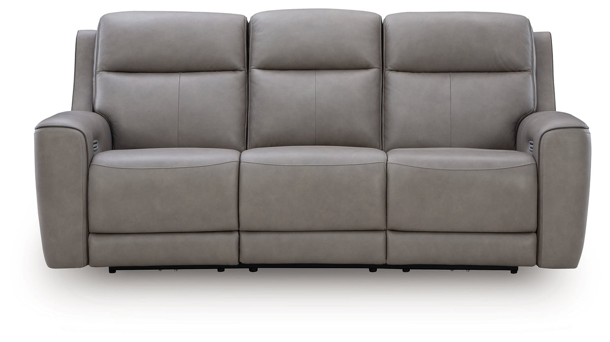 Lumira — PCU1090015 — PWR REC Sofa with ADJ Headrest / Coin — original white product photo