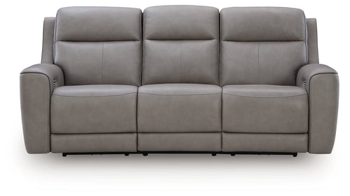 Lumira — PCU1090015 — PWR REC Sofa with ADJ Headrest / Coin — original white product photo
