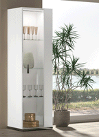 ESF Furniture - Carrara 1 Door China Right - CARRARA1VITRINERIGHT