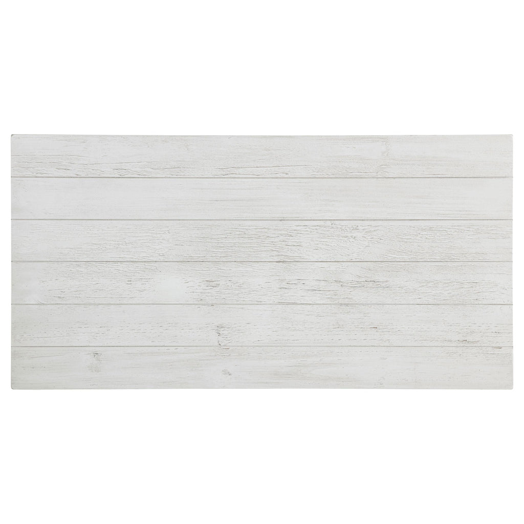 Payne Wood Coffee Table with Shelf Distressed Brown