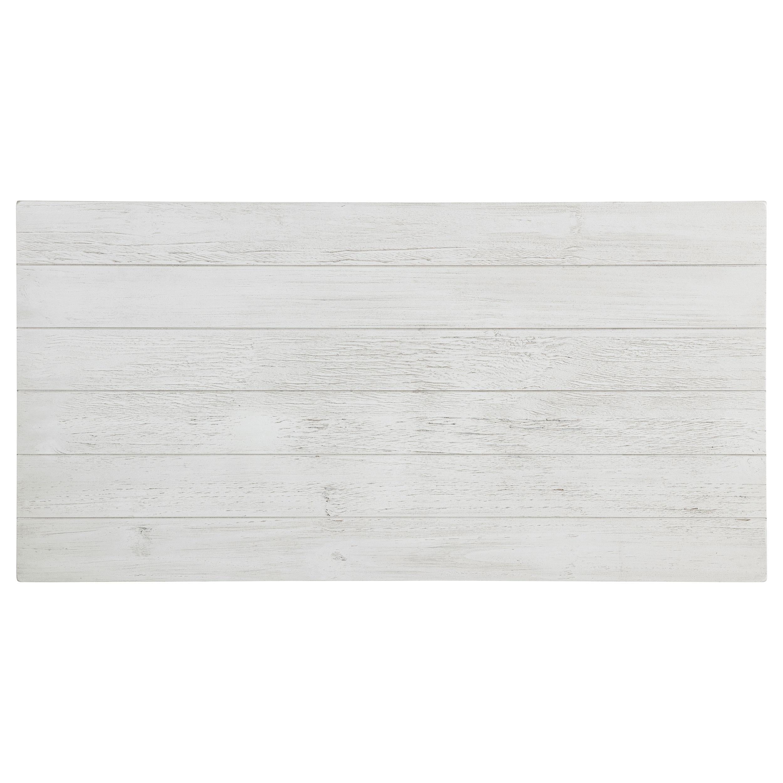 Payne Wood Coffee Table with Shelf Distressed Brown