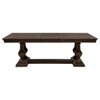 Ridgewell Rectangular Trestle Dining Table Dark Oak
