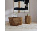 Zalika Hexagonal Solid Mango Wood Coffee Table Natural