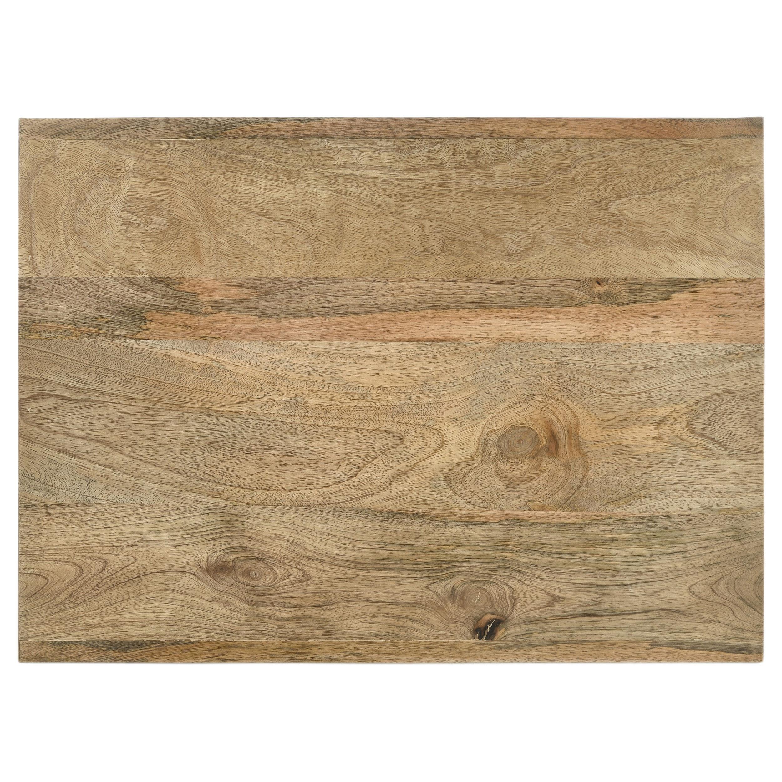 Benton Rectangular Solid Wood Coffee Table Natural