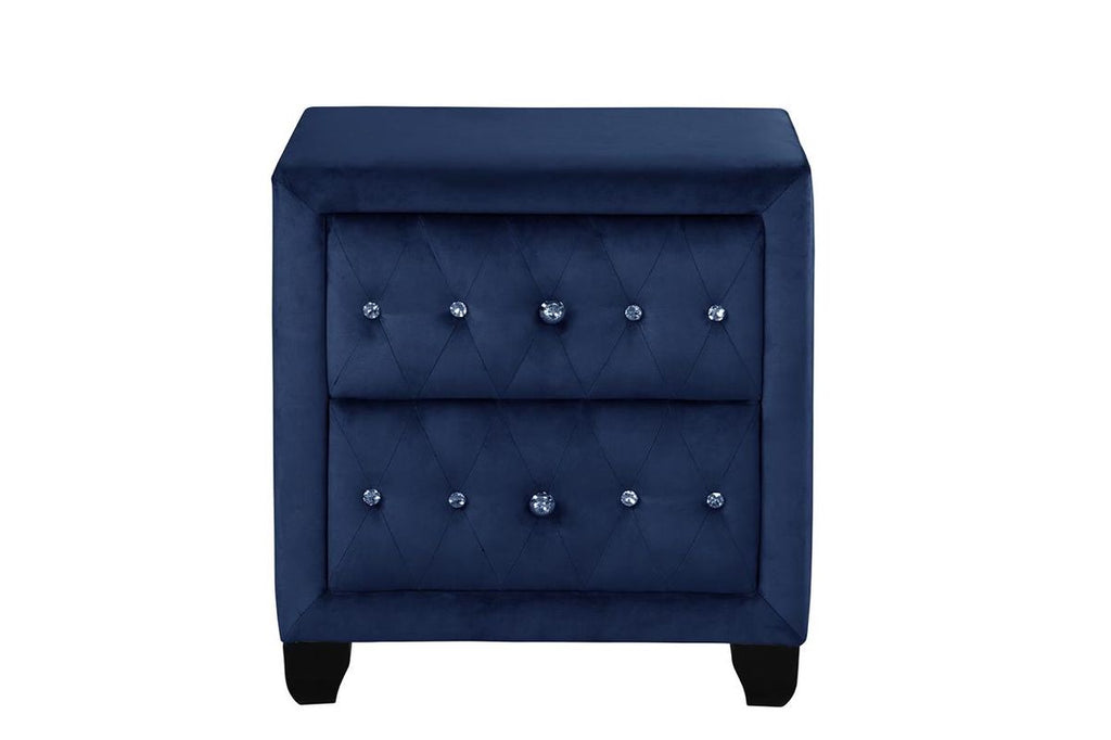 Galaxy Home Sophia Nightstand Blue