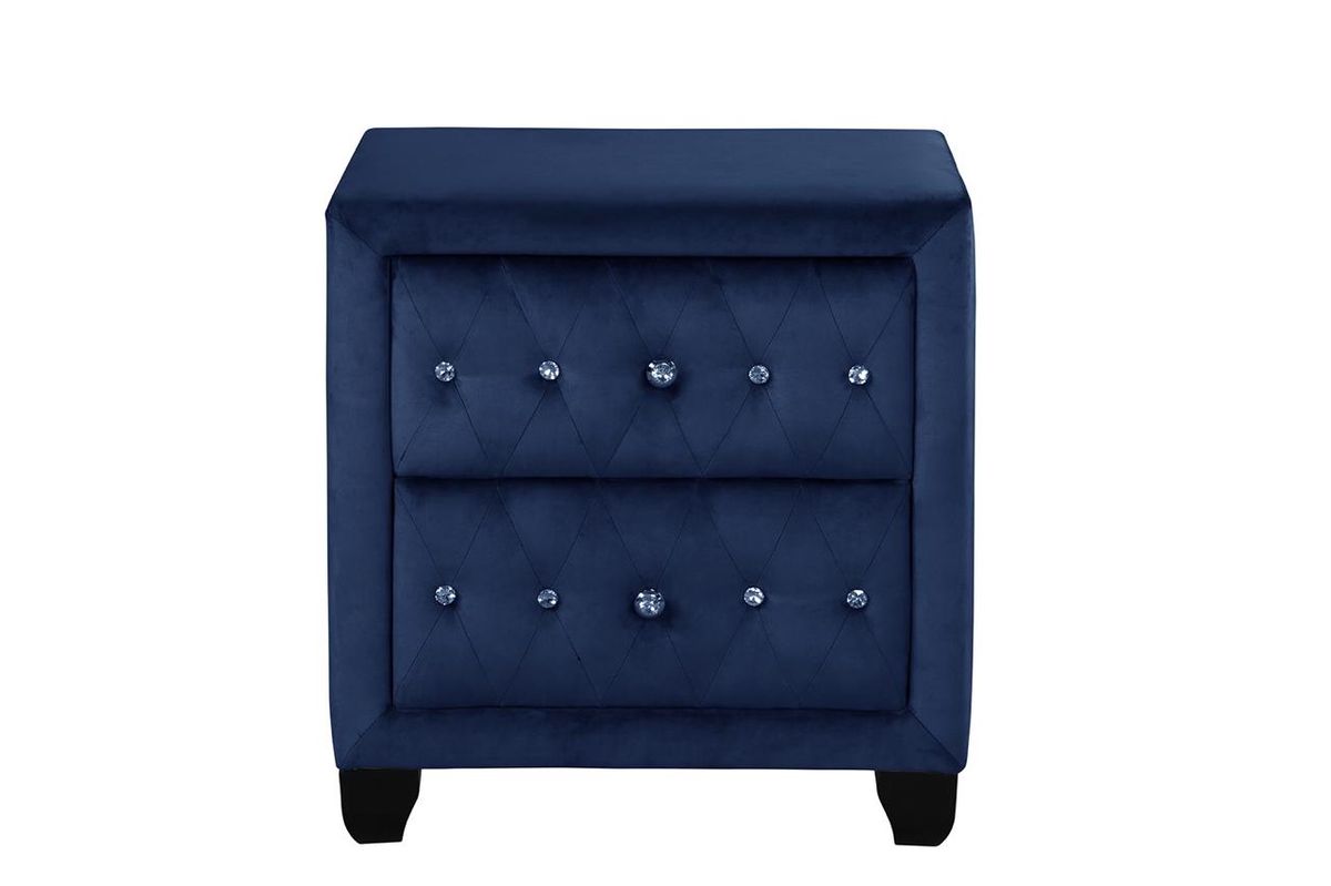 Galaxy Home Sophia Nightstand Blue