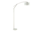 Moniz 81-inch Drum Shade Arc Adjustable Floor Lamp Chrome