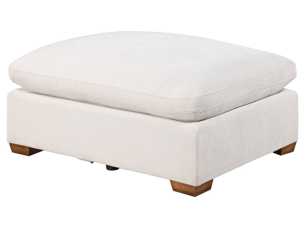 Lakeview Rectangular Upholstered Ottoman Ivory
