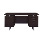 Lawtey 60-inch 2-drawer Office Computer Desk Cappuccino