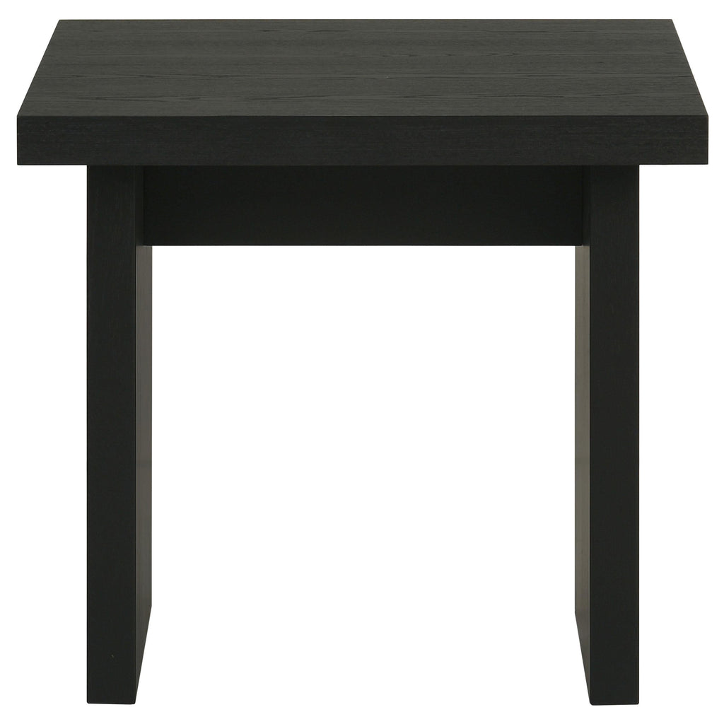 Decker Square Occasional Side End Table Natural Oak