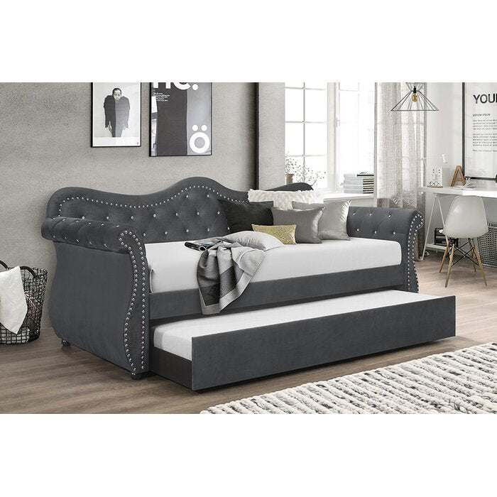 Galaxy Home Abby Twin DayBed in Gray