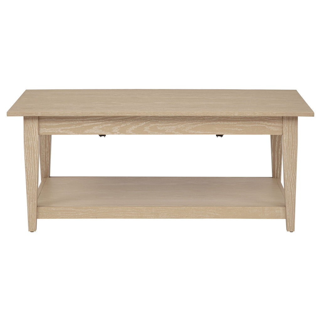 Lindenton Lift-Top Occasional Cocktail Coffee Table Blonde