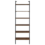 Owens 96-inch 6-shelf Wall Bookshelf Walnut