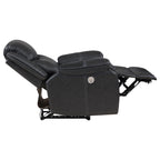 Sycamore Upholstered Power Recliner Chair Dark Brown