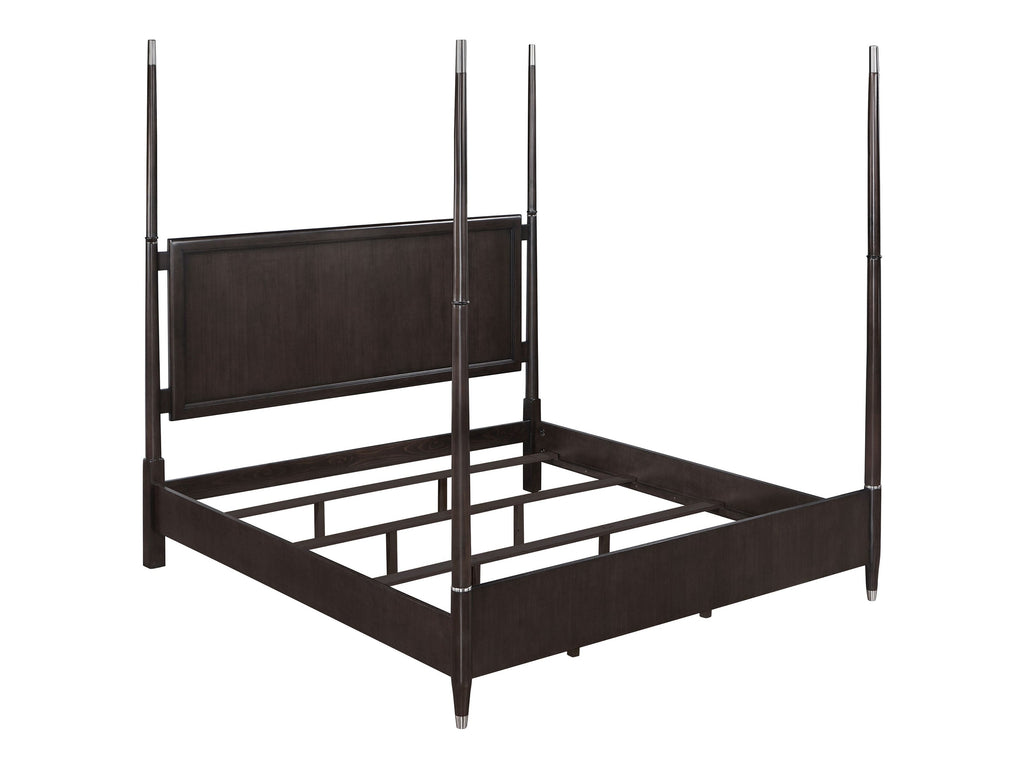 Emberlyn Wood Queen Poster Bed Brown