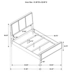 Arini 4-piece California King Bedroom Set Sand Wash