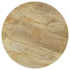 Touhy Round Solid Wood Cocktail Coffee Table Natural Mango