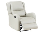 Kelsey Upholstered English Arm Recliner Chair Ivory