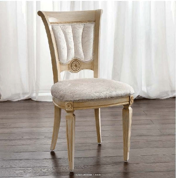 ESF Furniture - Aida Side Chair (Set of 2) in Ivory - AIDA-SIDE CHAIR