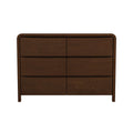 Lionel Mid Century Modern Solid Wood 6-Drawer Dresser