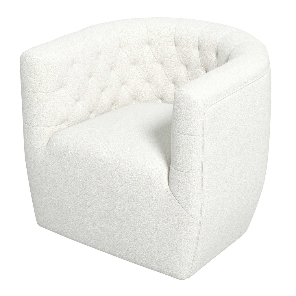 Delaney Gold Velvet Swivel Chair