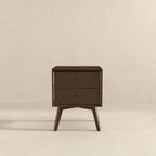 Caroline Walnut Night Stand 2-Drawer