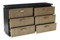 Galaxy Home Allure Dresser in Black