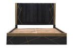 Galaxy Home Allure Queen Bed in Black