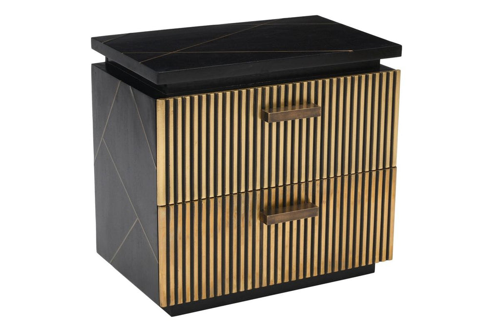 Galaxy Home Allure Nightstand Black