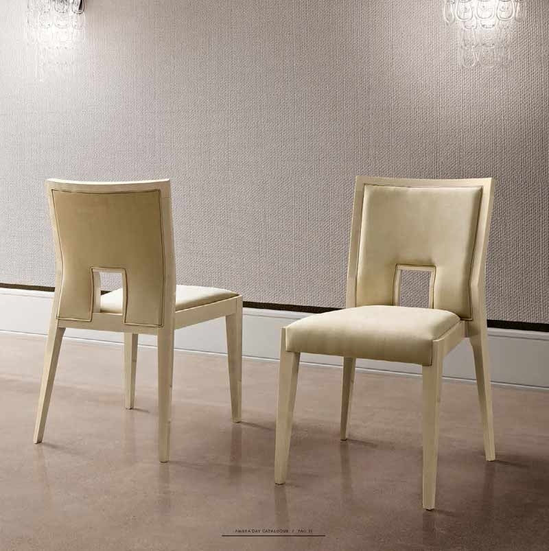 ESF Furniture - Ambra Side Chair (Set of 4) in Ivory - AMBRA-SIDE CHAIR