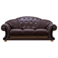 ESF Furniture - Apolo Sofa Bed in Brown- APOLO3BEDBROWN