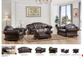 ESF Furniture - Apolo 3 Piece Living Room Set - APOLOBROWN-3SET