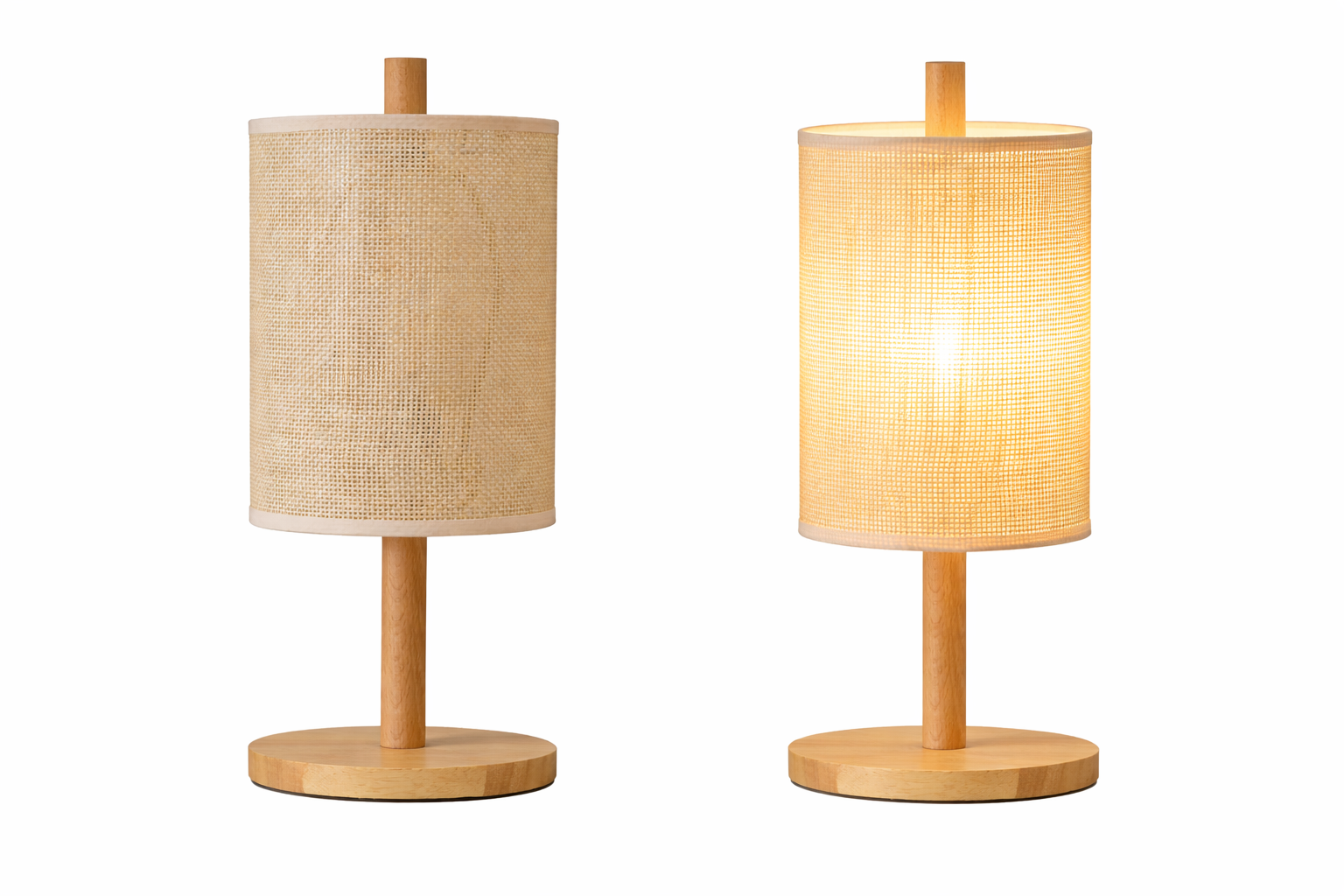 Arcana Table Lamp - Oak - Natural