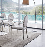 ESF Furniture - Zig Zag 5 Piece Dining Table Set - ZZTABLE160-5SET