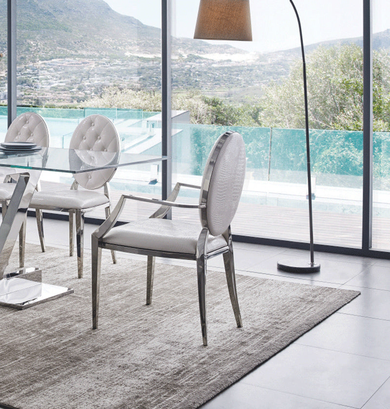 ESF Furniture - Zig Zag 5 Piece Dining Table Set - ZZTABLE160-5SET