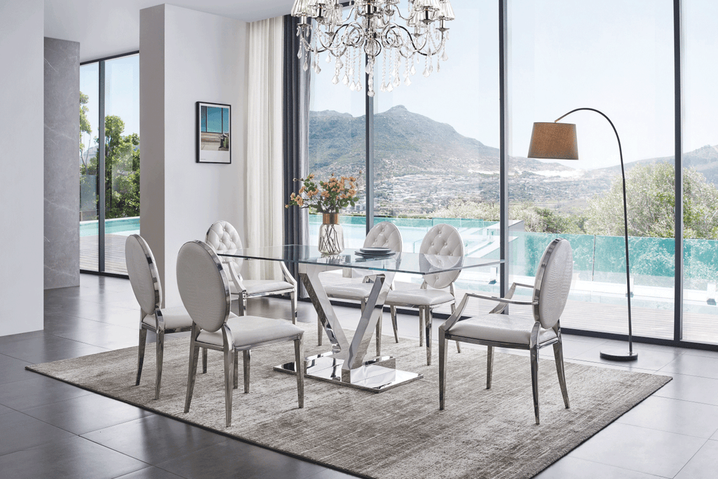 ESF Furniture - Zig Zag Dining Table 180 - ZZTABLE180