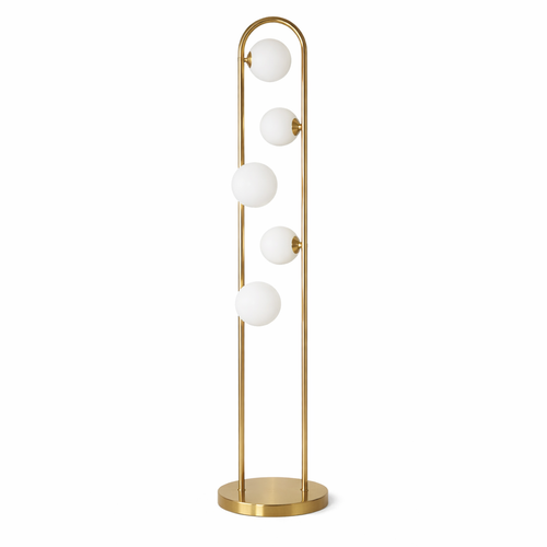 Artema Floor Lamp with White Globe