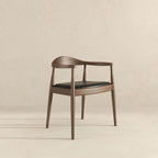 Kelly Black Vegan Leather Dining Chair