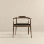 Kelly Black Vegan Leather Dining Chair