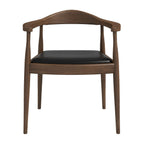 Kelly Black Vegan Leather Dining Chair