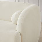 Anna Ivory Boucle Sofa
