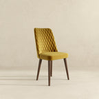 Katie Gold Velvet Dining Chair (Set Of 2)