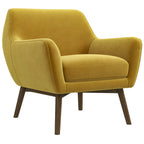 Panom Tan Leather Lounge Chair