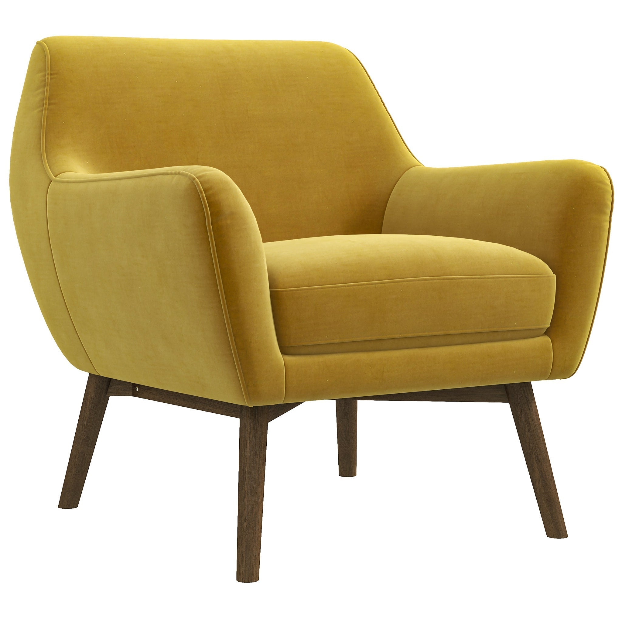 Panom Tan Leather Lounge Chair