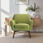 Panom Pistacho Green Velvet Lounge Chair