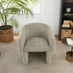 Wichita Light Brown Chenille Lounge Chair