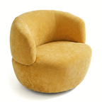 Thornton Sand Chenille Swivel Chair