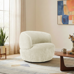 Thornton Sand Chenille Swivel Chair