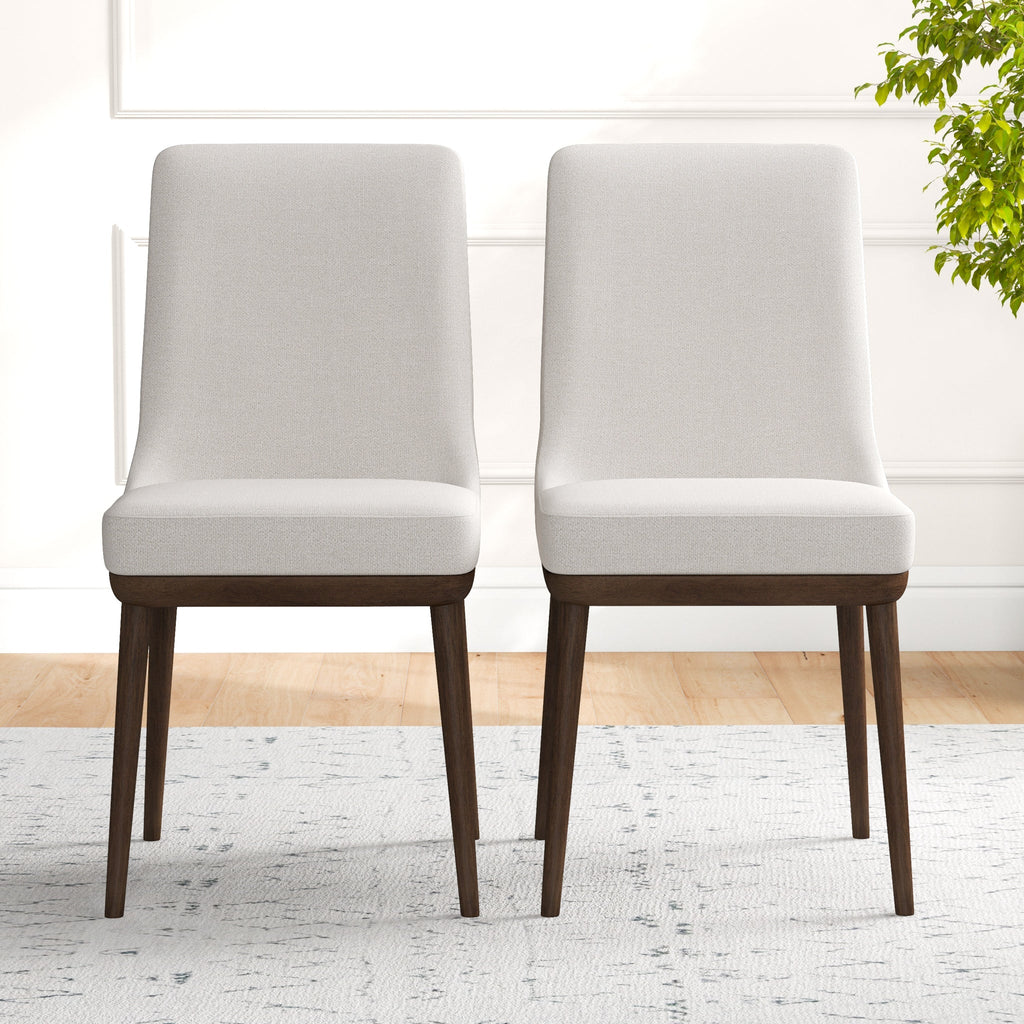 Kate Beige Fabric Dining Chair (Set Of 2)