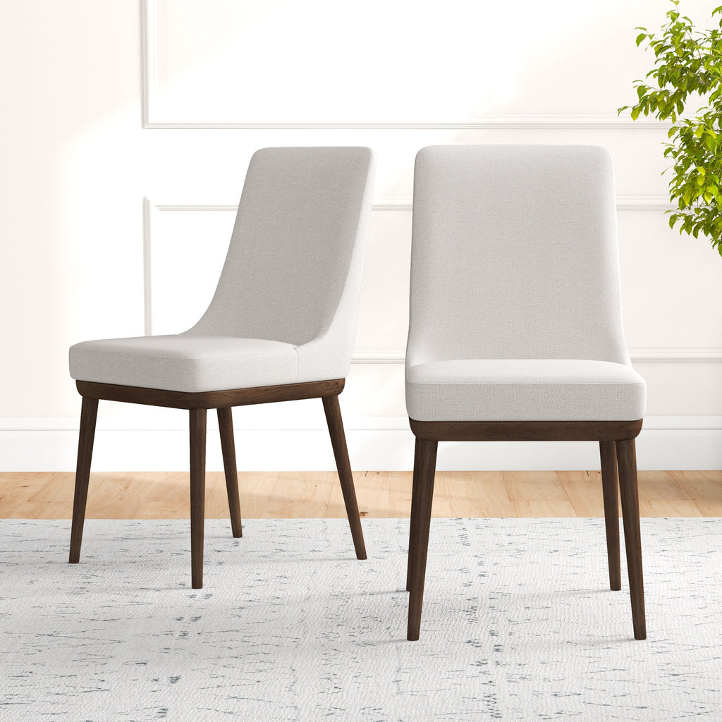 Kate Beige Fabric Dining Chair (Set Of 2)